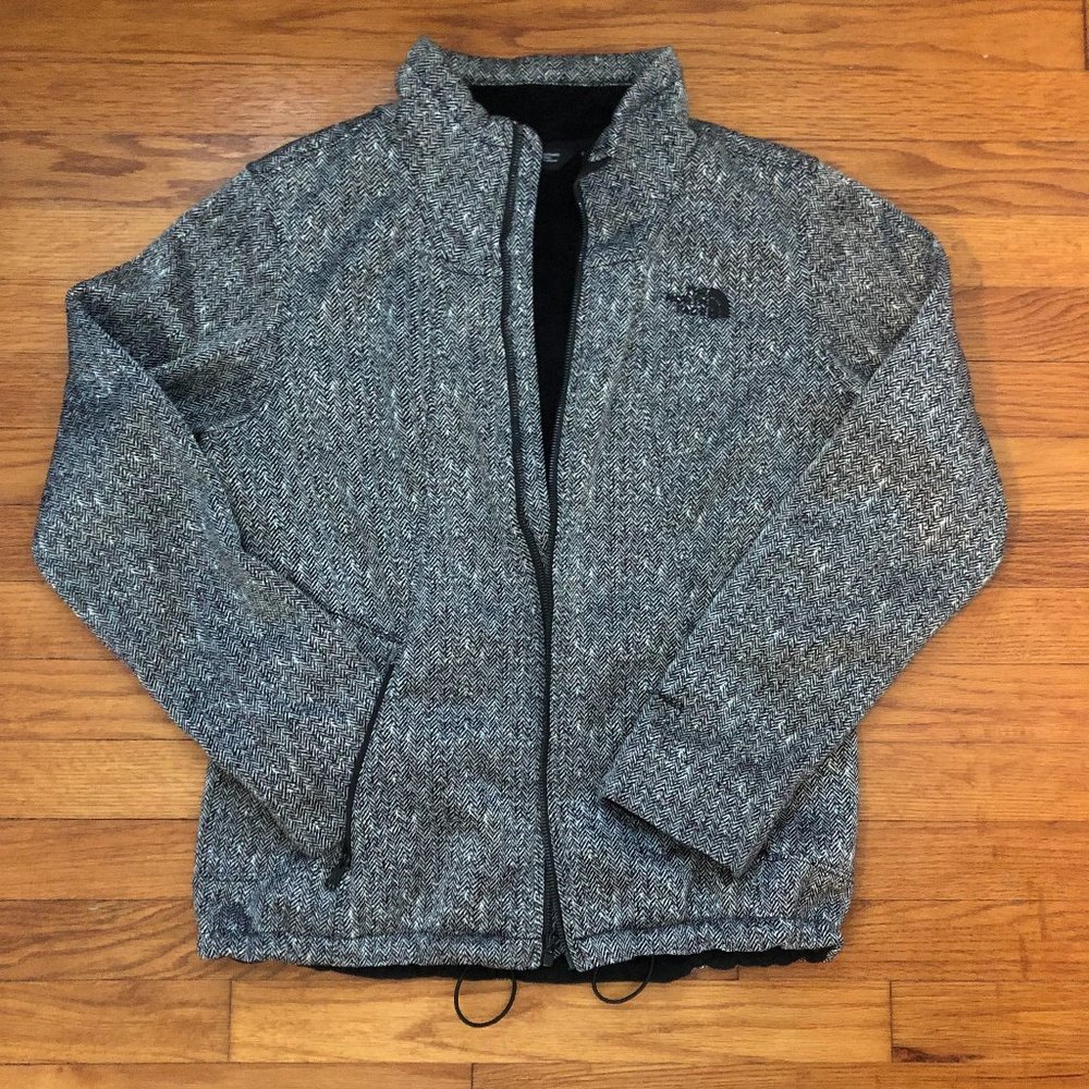 North Face Coat - Large- Herringbone Pattern